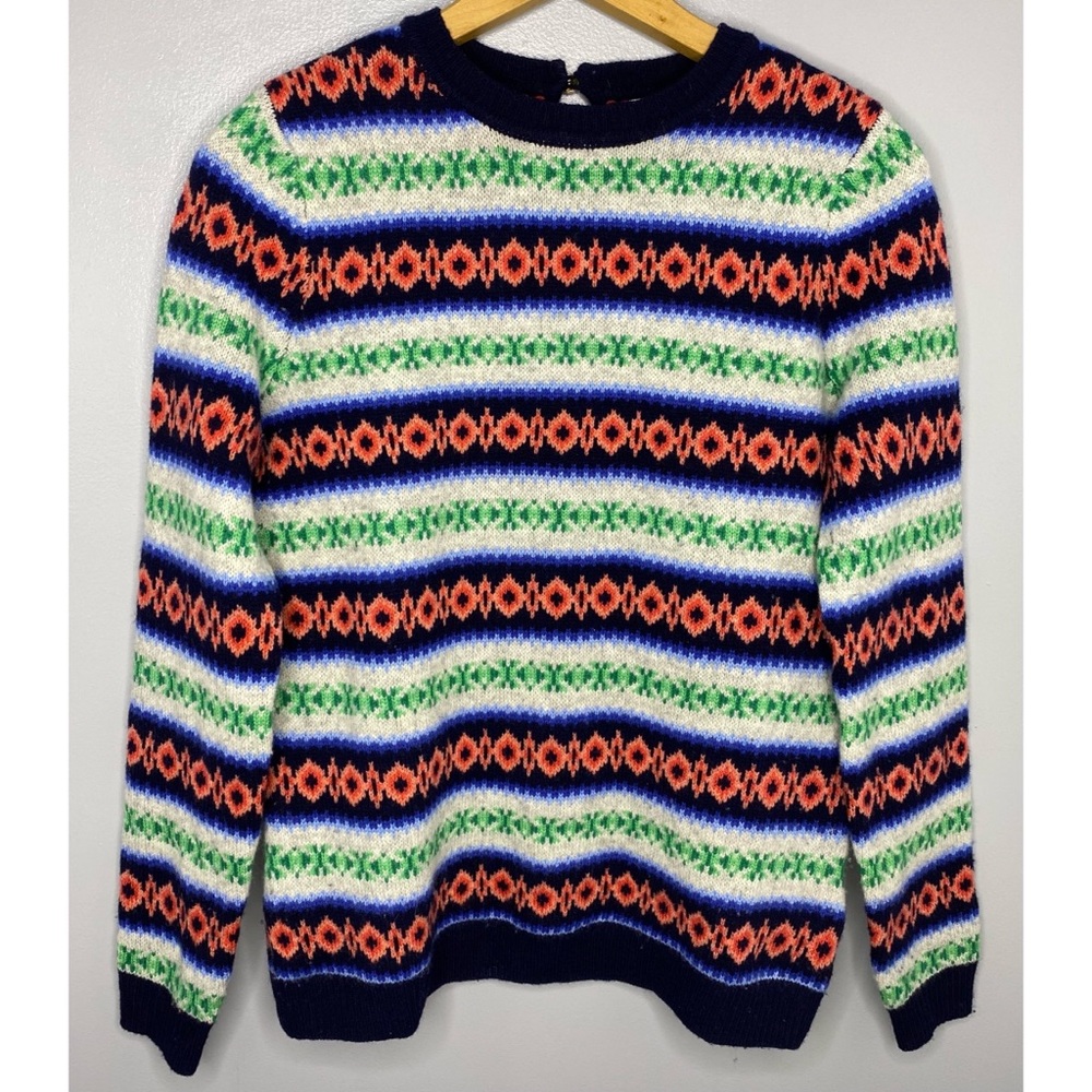 VINEYARD VINES Fair Isle Lambswool and Cashmere Blend Sweater